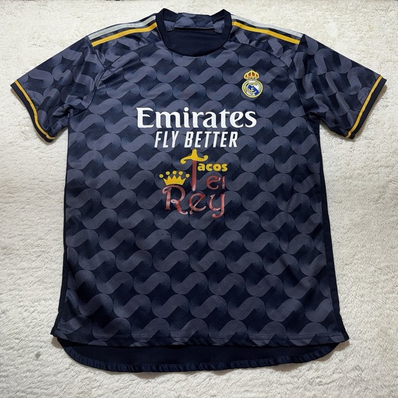 adidas Other - Real Madrid Adidas Soccer Jersey Camba #9 Emirates Fly Better Dark Blue